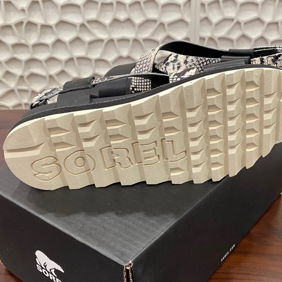 SOREL Women Leather Sandals Size 7.5 - Picture 5 of 6